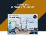 Crafts & Co | 3D Puzzle | Vintage Ship | Difficulty Level 4