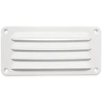 Aluminium schoepenrooster opbouw 180 x 90mm - WIT (1-1809W), Verzenden, Nieuw