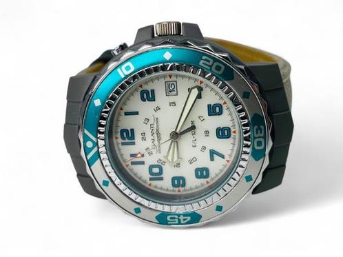 Veiling - Galanti Duikers-stijl Horloge - Turquoise Bezel, Sieraden, Tassen en Uiterlijk, Horloges | Antiek
