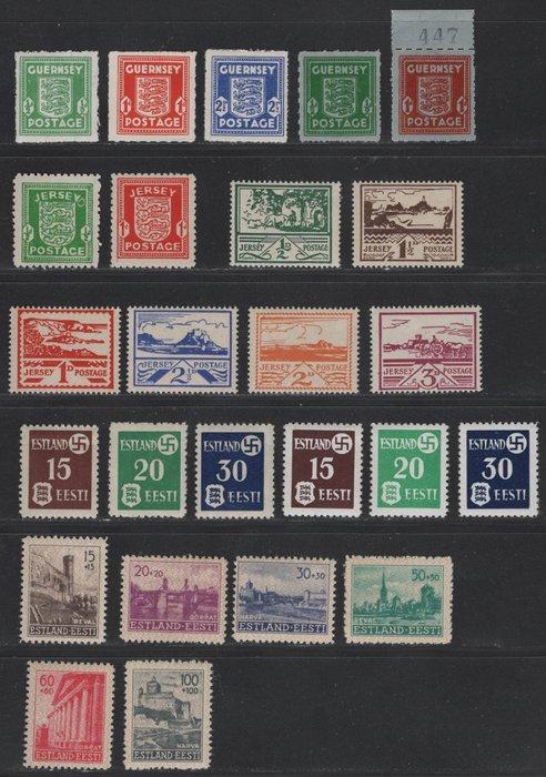 Duitse bezetting tijdens de Tweede Wereldoorlog 1940/1943 -, Postzegels en Munten, Postzegels | Europa | Duitsland