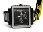 Veiling - Carrera Racing Heren Chronograaf - Zwart & Staal, Nieuw