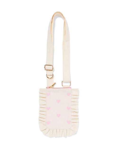 HEMA Telefoontasje 18x11x3cm hartjes, Sieraden, Tassen en Uiterlijk, Tassen | Damestassen, Nieuw, Verzenden
