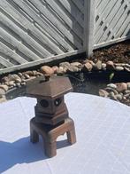 Kleine Japanse houten lantern – pagodenstijl, vintage