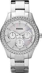 Fossil ES2860 - Polshorloge - 38 mm - Zilverkleurig, Verzenden, Nieuw