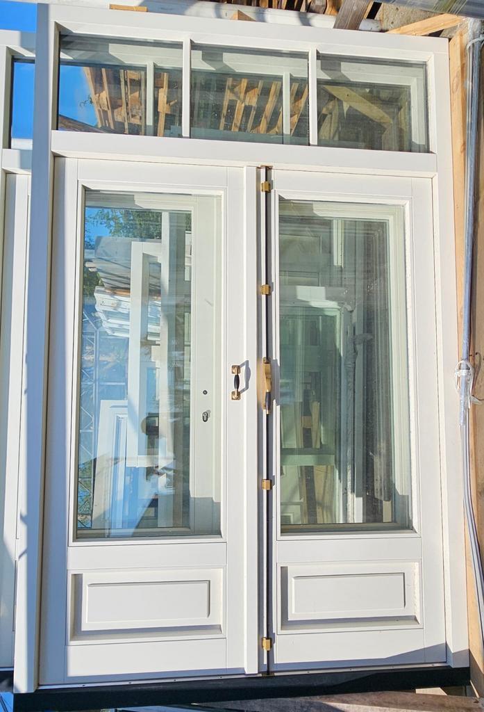 Actie 2 st meranti openslaande deuren voor 1/2 van de prijs, Doe-het-zelf en Verbouw, Deuren en Horren, Nieuw, Ophalen