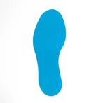 Voetstap voor vloermarkering - Blauw - Vlak -, Verzenden