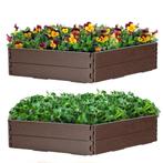 Coast 120 x 120 cm verhoogde bed zeskoekend plantendoos voor, Verzenden, Nieuw