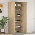 vidaXL Schoenenkast met plank Bruin 80 x 35.5 x 180 cm, Verzenden, Nieuw