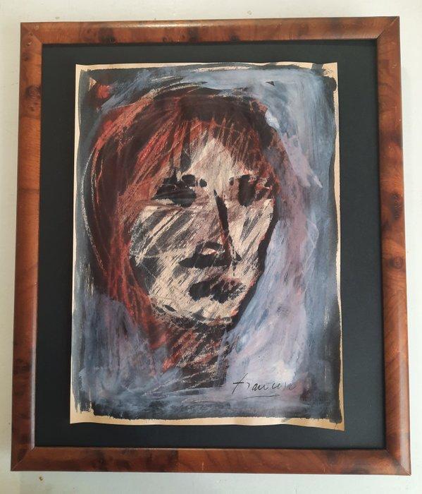 Franco Francese (1920-1996) - Volto, Antiek en Kunst, Kunst | Schilderijen | Modern