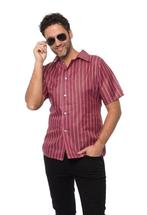 Tshirt Jaren 70 Rood, Kleding | Heren, Carnavalskleding en Feestkleding, Nieuw, Verzenden