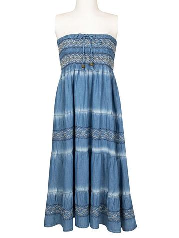 Rok Boho Jeansblauw beschikbaar voor biedingen