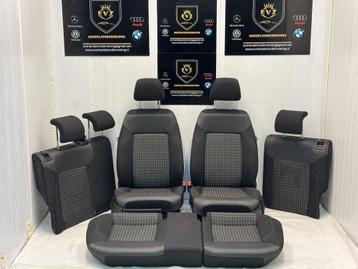 VW Polo 6R bekledingset stoelen compleet 4-deurs zwart grijs beschikbaar voor biedingen