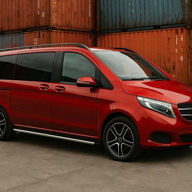 Sidebars RVS mat voor Vito en V-klasse L1/L2 wb 320, Auto diversen, Auto-accessoires, Ophalen of Verzenden