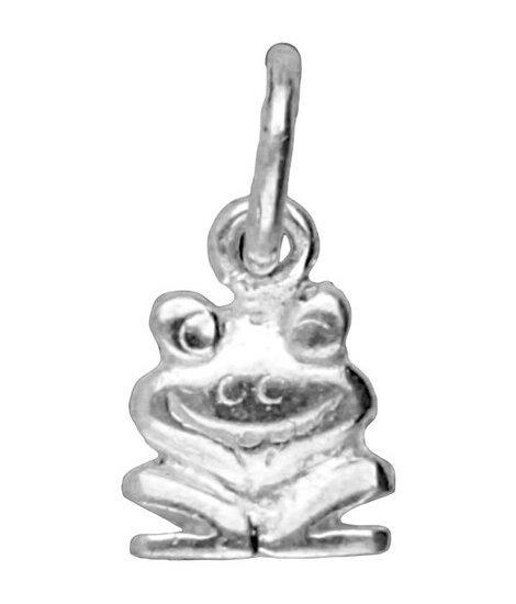 Zilveren Kikker klein kettinghanger, Sieraden, Tassen en Uiterlijk, Kettinghangers, Verzenden