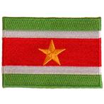 Strijkapplicatie 8x6cm vlag Suriname NIEUW, Hobby en Vrije tijd, Kledingapplicaties en Hotfix, Nieuw, Ophalen of Verzenden