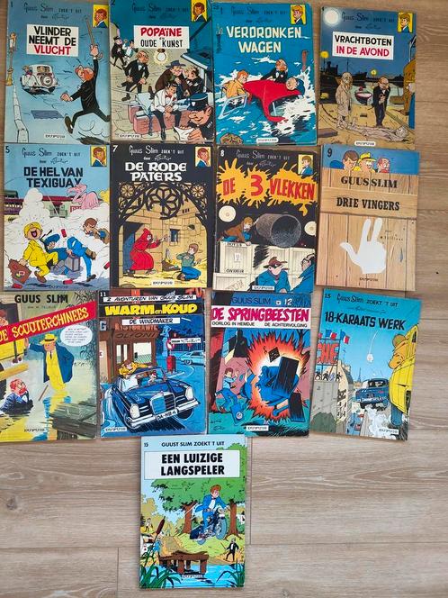 Guus Slim strips - Guus Slim stripboeken | Tillieux, Boeken, Stripboeken, Gelezen, Complete serie of reeks, Verzenden