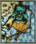 Herman Brood | Giclée: De Zanger | Afmeting: 100cm x 125cm, Antiek en Kunst, Ophalen of Verzenden