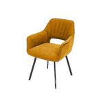 Eetkamerstoel April - eetkamerstoelen - Goud, Huis en Inrichting, Stoelen, Nieuw, Stof