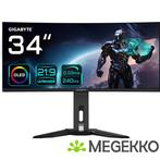 Gigabyte MO34WQC2 34  Wide Quad HD 240Hz OLED Gaming Monitor, Computers en Software, Monitoren, Verzenden, Nieuw, Gigabyte