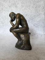 sculptuur, Le Penseur de Rodin - 14 cm - Brons