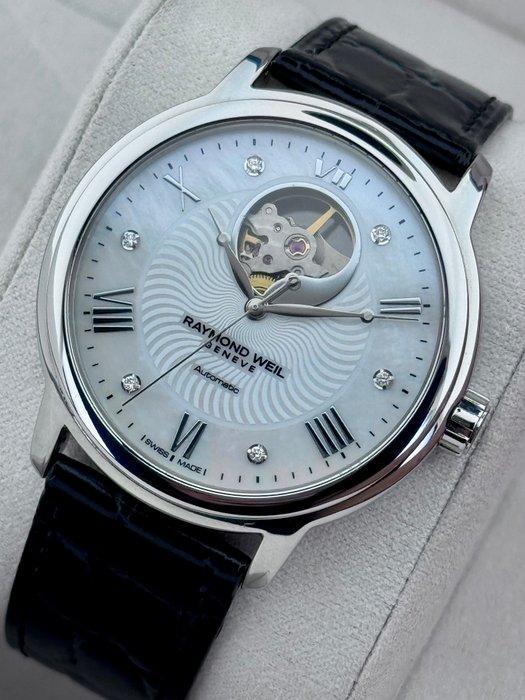 Raymond Weil - Maestro Open Heart Automatic Mother-of-pearl, Sieraden, Tassen en Uiterlijk, Horloges | Heren