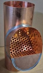 roodkoperen loofafscheider - bladvanger Ø120 mm - rvs, Ophalen of Verzenden, Nieuw