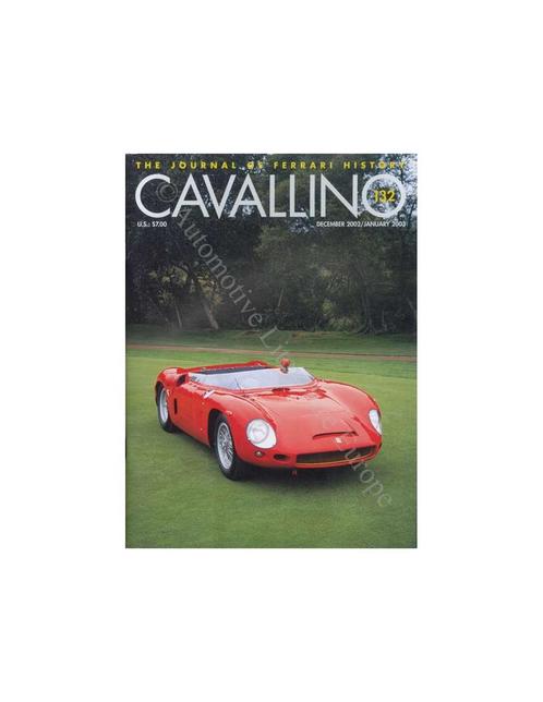 2002 FERRARI CAVALLINO MAGAZINE USA 132, Boeken, Auto's | Folders en Tijdschriften, Ferrari