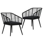 Poly Rattan Bistro Tuinstoelen | OP = OP | 35% Korting, Tuin en Terras, Tuinstoelen, Ophalen of Verzenden, Nieuw, Rotan