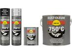 Rust oleum hittebestendige coating 2,5 liter, aluminium,, Doe-het-zelf en Verbouw, Verf, Beits en Lak, Nieuw, Verzenden