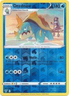 Drednaw 039/185 reverse holo Vivid Voltage, Hobby en Vrije tijd, Verzamelkaartspellen | Pokémon, Losse kaart, Nieuw, Foil, Ophalen of Verzenden