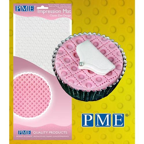 PME Impression Mat Classic Dot Design**, Hobby en Vrije tijd, Taarten en Cupcakes maken, Nieuw, Verzenden