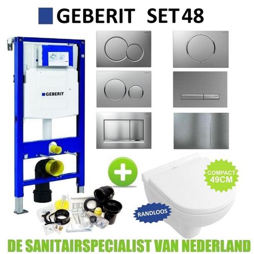Geberit UP320 Toiletset set48 Villeroy & Boch O.Novo, Doe-het-zelf en Verbouw, Sanitair, Overige typen, Nieuw, Ophalen of Verzenden