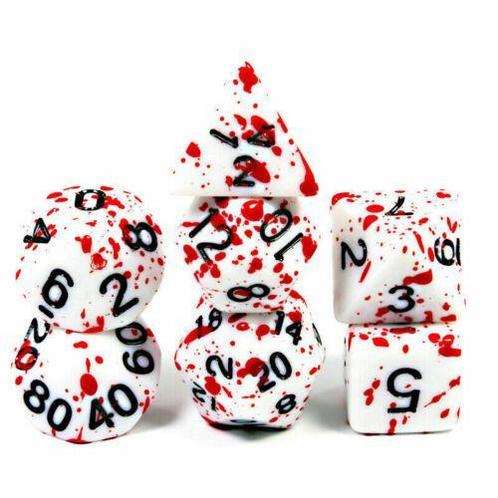 Polydice set - Blood Hunter, Hobby en Vrije tijd, Gezelschapsspellen | Bordspellen, Een of twee spelers, Drie of vier spelers