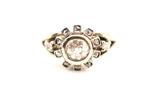 Ring - 19.2 kt. Witgoud Diamant (Natuurlijk) - Diamant, Nieuw