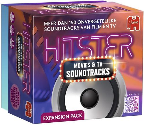 Hitster - Movies & TV Soundtracks Uitbreiding | Jumbo -, Hobby en Vrije tijd, Gezelschapsspellen | Kaartspellen, Nieuw, Verzenden