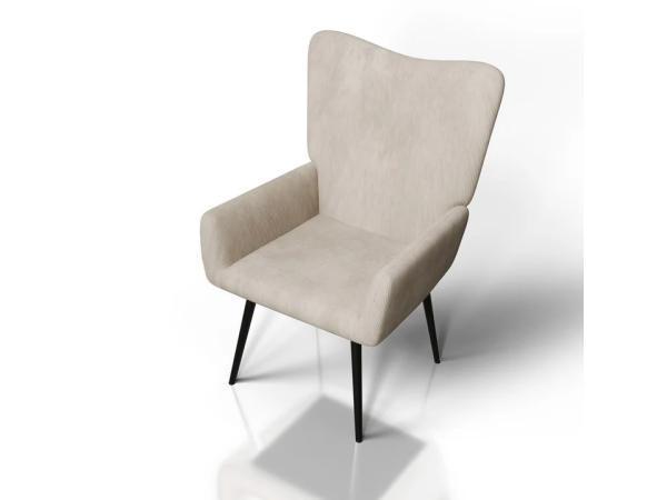 Veiling - Oorfauteuil / Relaxfauteuil Odense - Beige - Cordu, Huis en Inrichting, Fauteuils, Nieuw