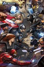 Hole in the Wall Marvel Avengers Maxi Poster-Gamerverse Face, Ophalen of Verzenden, Nieuw