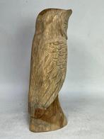 Figuur - houtgesneden uil - Hout, Antiek en Kunst