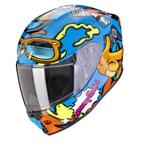 Scorpion EXO-JNR Fun Blauw Oranje Integraalhelm, Verzenden, Nieuw met kaartje, Integraalhelm, Overige merken
