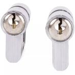 Stahlex Set van 2 gelijksluitende profielcilinders - 60 m..., Doe-het-zelf en Verbouw, IJzerwaren en Bevestigingsmiddelen, Ophalen of Verzenden