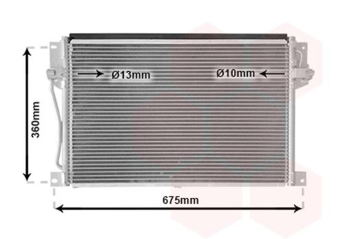 LUCHTCONDENSATOR VOOR VOLVO 850 1991-1997 30665225, Auto-onderdelen, Airco en Verwarming, Nieuw, Ophalen of Verzenden