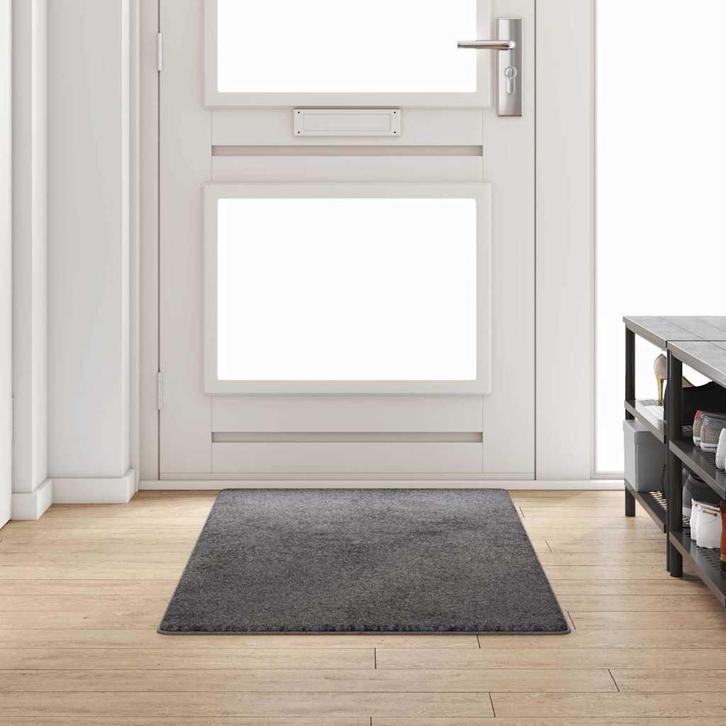 vidaXL Tapijt Loper Grijs 80 x 200 cm 100% Polypropylene, Huis en Inrichting, Stoffering | Tapijten en Kleden, Grijs, Nieuw, Verzenden