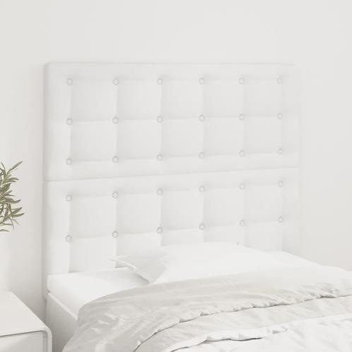 vidaXL Hoofdborden 2 st 90x5x78/88 cm kunstleer wit, Huis en Inrichting, Slaapkamer | Bedden, Wit, Nieuw, Overige materialen, Verzenden