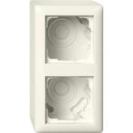 Gira System 55 opbouwbehuizing 2V + afdekraam crème - 106201, Ophalen of Verzenden, Nieuw