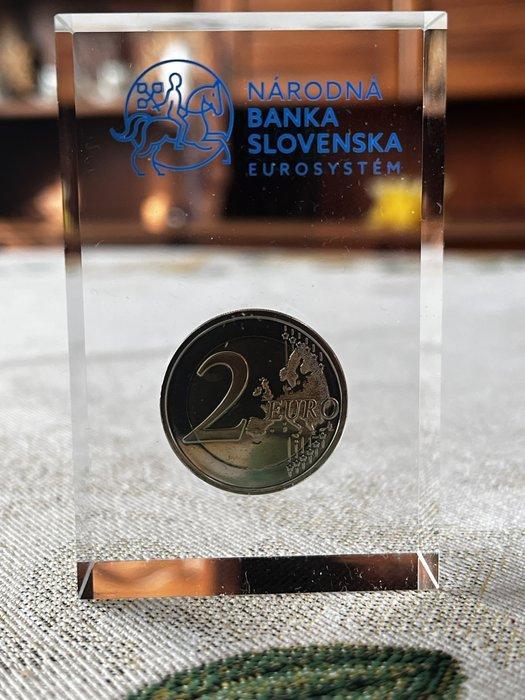 Slowakije. 2 Euro 2019 Milan Rastislav Štefánik - Plexi, Postzegels en Munten, Munten | Europa | Euromunten