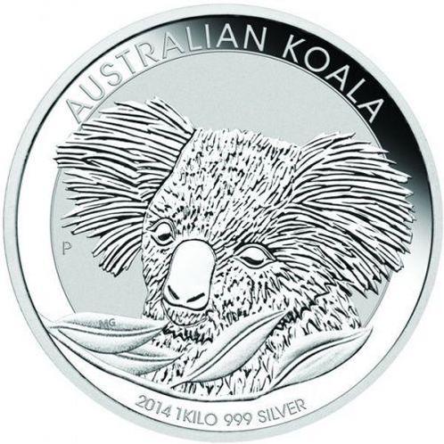 Koala 1 kg 2014, Postzegels en Munten, Munten | Oceanië, Losse munt, Zilver, Verzenden