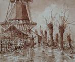Henri Seghers (1848-1919) - Hollandsche Molen - Zeeland