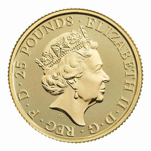Verenigd Koninkrijk. 2022 1/4 oz £25 GBP Gold Tudor Beasts, Postzegels en Munten, Edelmetalen en Baren