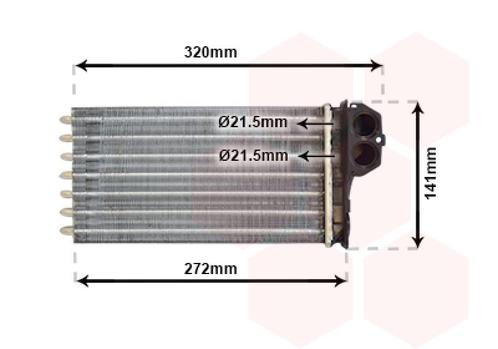 KACHEL RADIATEUR VOOR PEUGEOT 206 2_ 1998-2009, Auto-onderdelen, Airco en Verwarming, Nieuw, Ophalen of Verzenden