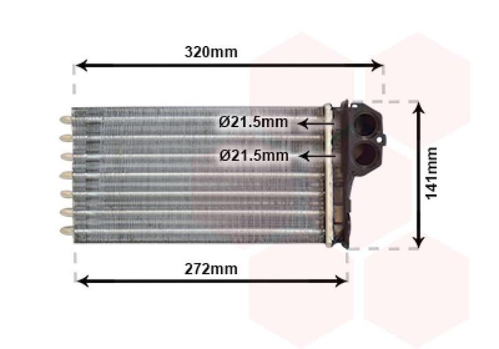 KACHEL RADIATEUR VOOR PEUGEOT 206 2_ 1998-2009, Auto-onderdelen, Airco en Verwarming, Nieuw, Ophalen of Verzenden